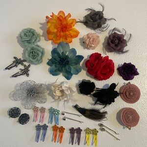 Eclectic hair accessories